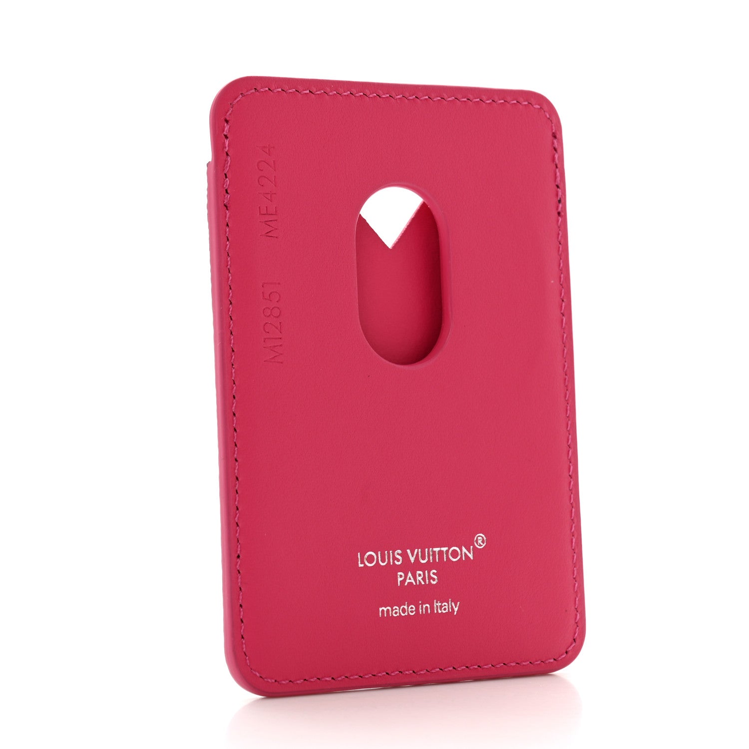 Louis Vuitton Monogram Macassar Magnetic Card Holder Pondichery Pink 3 of 9