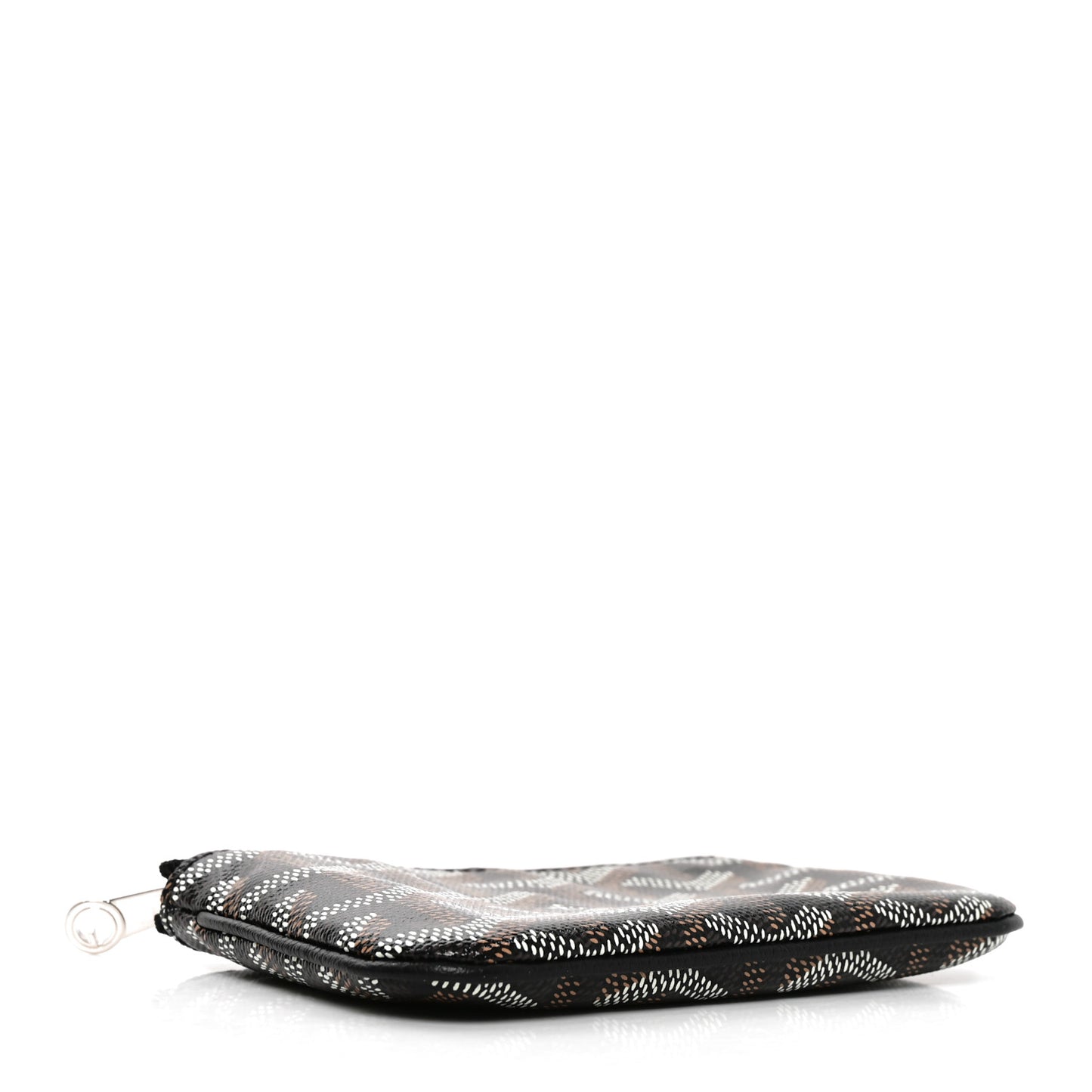 Goyardine Nano Senat Key Pouch Black Gold