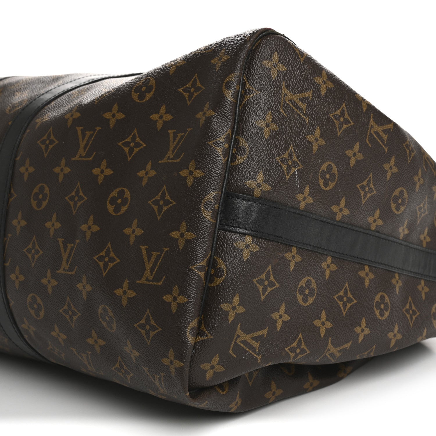 Louis Vuitton Monogram Macassar Keepall Bandouliere 55 9 of 16
