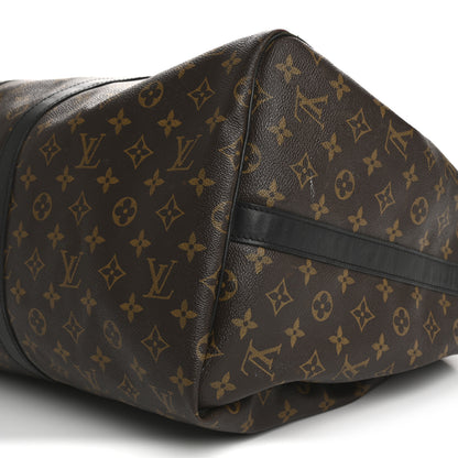 Louis Vuitton Monogram Macassar Keepall Bandouliere 55 9 of 16