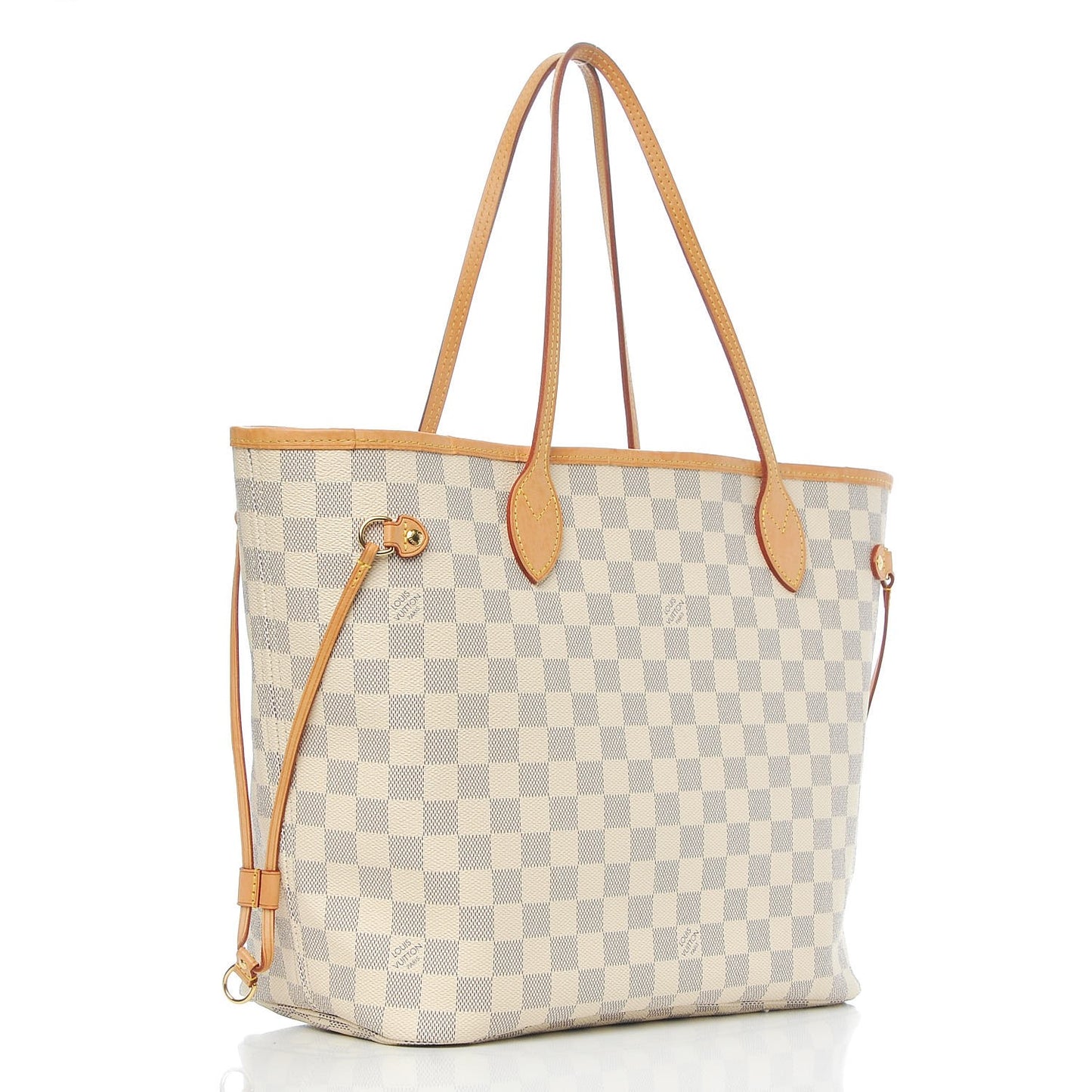 Damier Azur Neo Neverfull MM Rose Ballerine