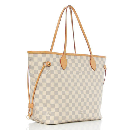 Louis Vuitton Damier Azur Neo Neverfull MM Rose Ballerine 3 of 8