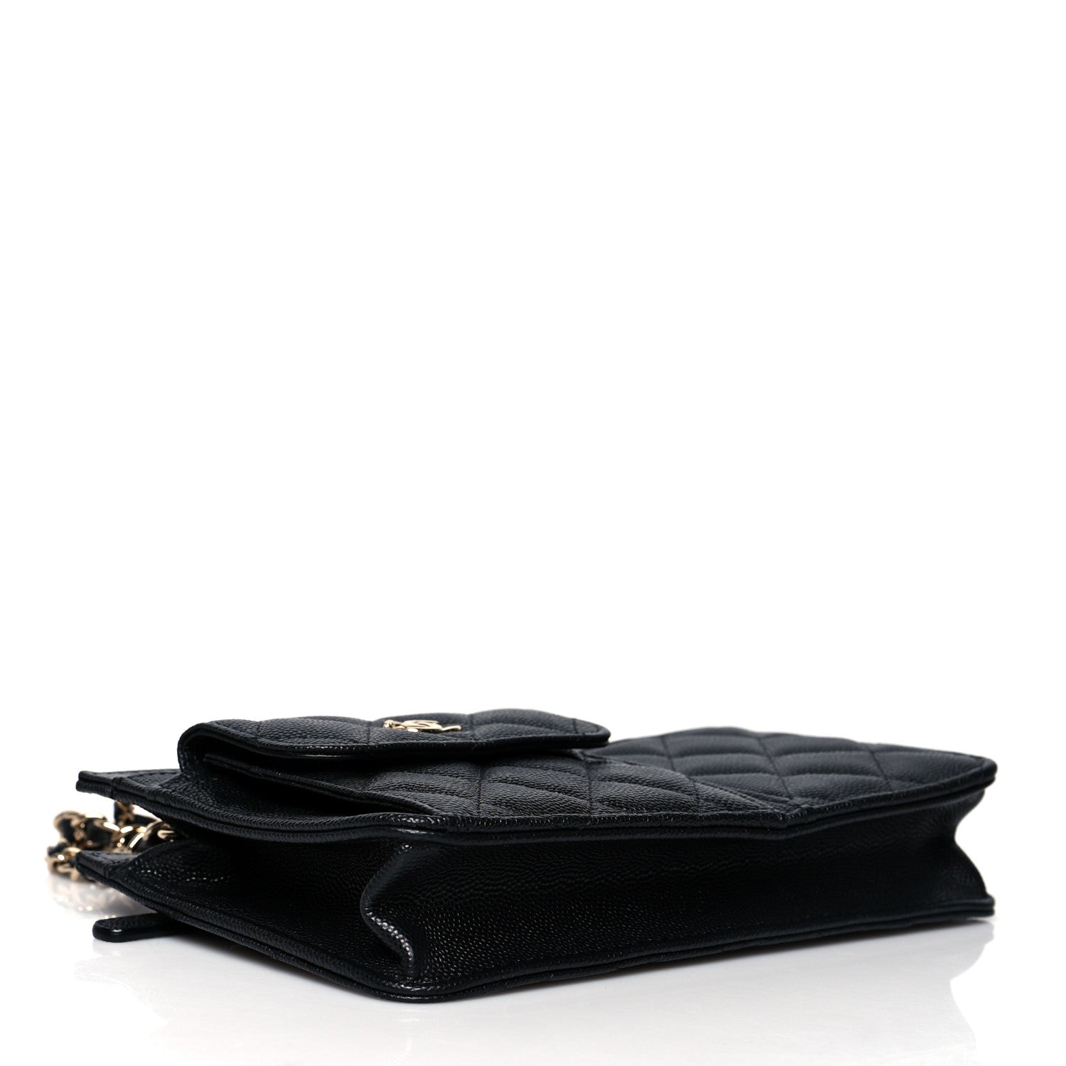 Chanel Caviar Quilted In & Out Chain Wallet Black 3 of 11
