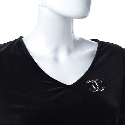 Chanel CC Brooch Gold 2 of 5