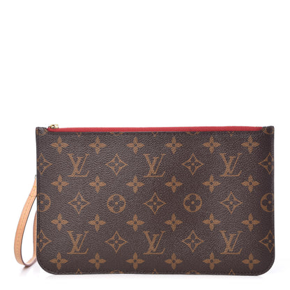Louis Vuitton Monogram Neverfull MM GM Pochette Cherry 1 of 9
