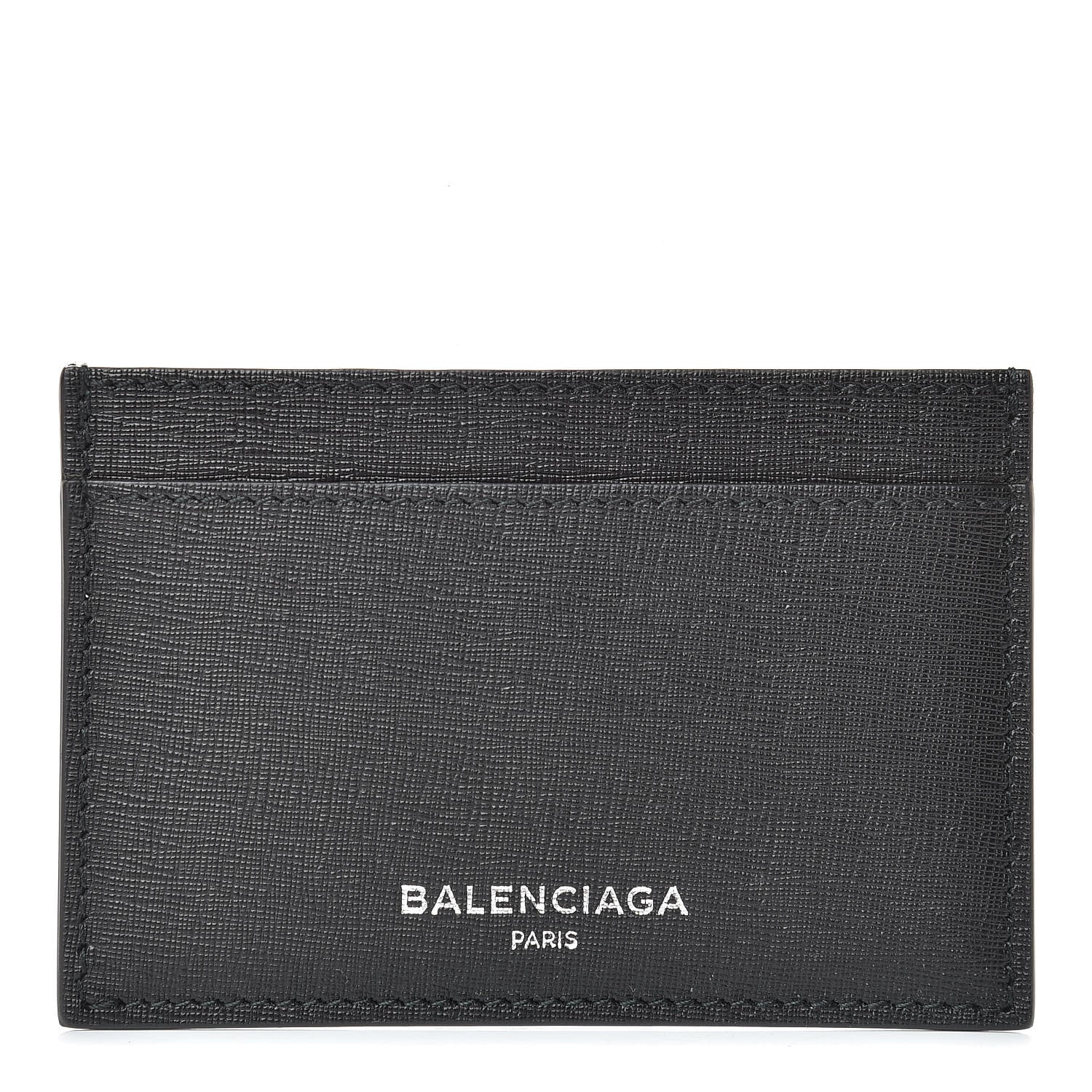 Balenciaga Textured Calfskin Everyday Multi Card Case Black 1 of 9