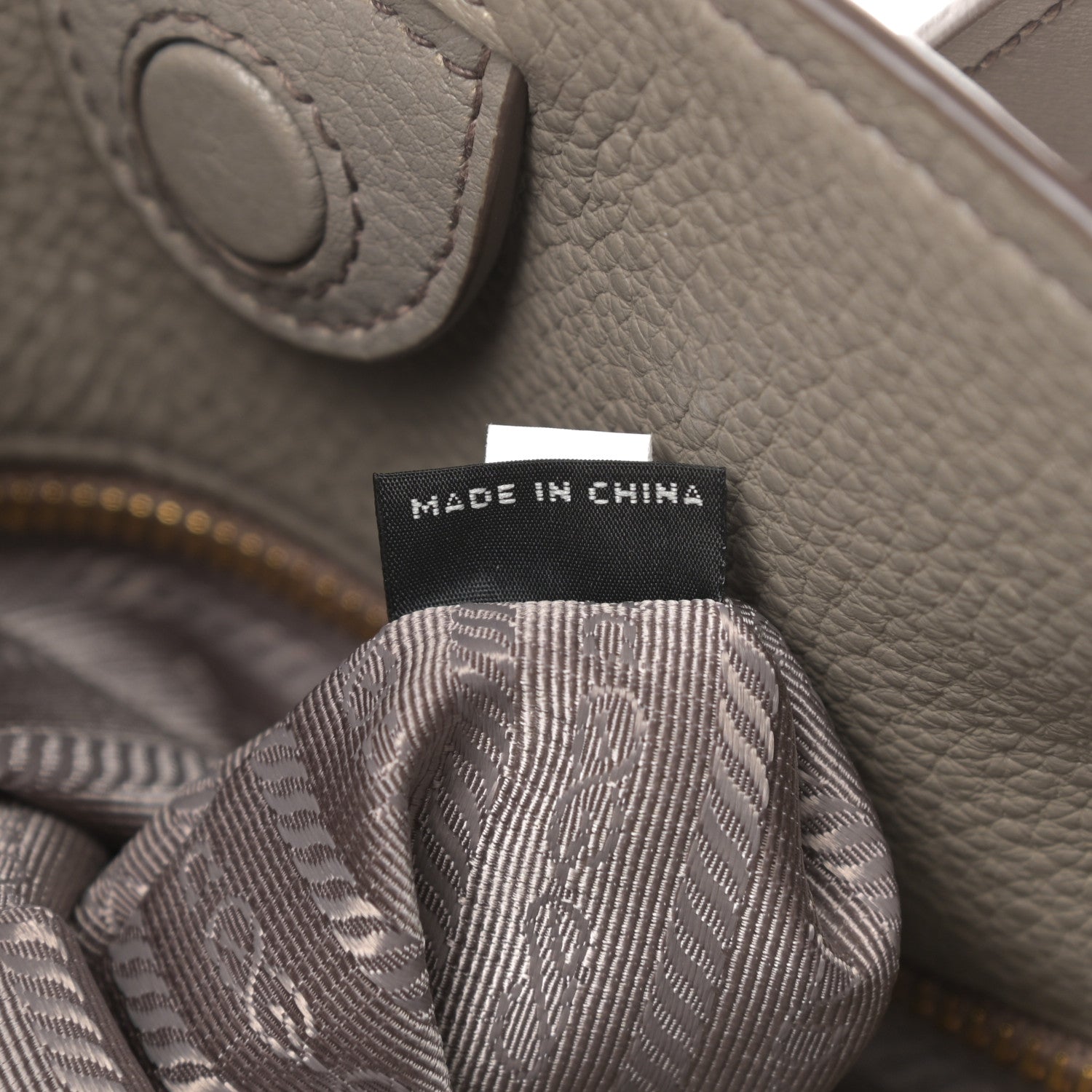 Prada Vitello Daino Tote Argilla 7 of 11