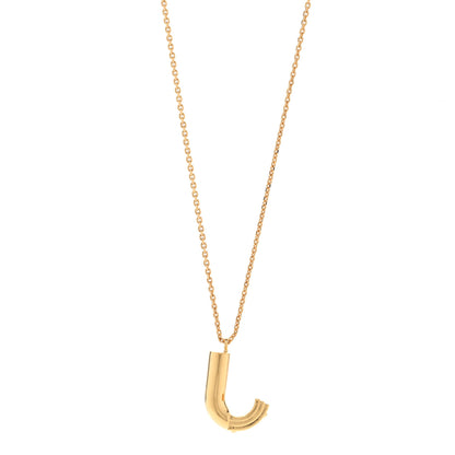 Louis Vuitton LV And Me Letter J Necklace Gold 1 of 8