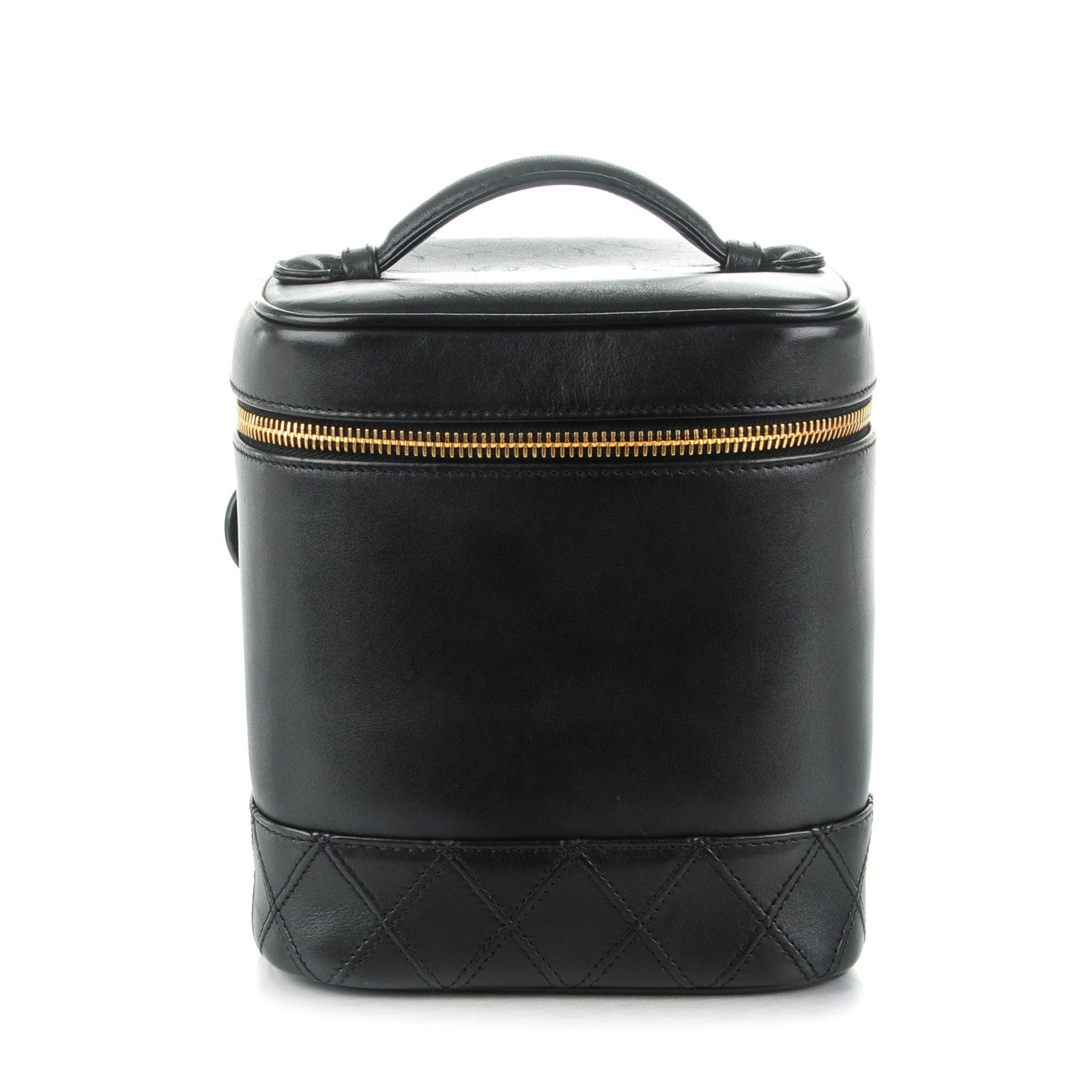 Chanel Lambskin Vanity Cosmetic Case Black 1 of 8