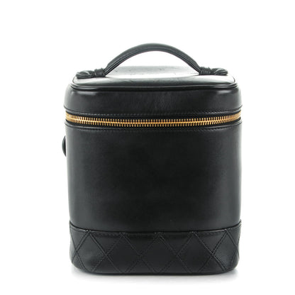Chanel Lambskin Vanity Cosmetic Case Black 1 of 8