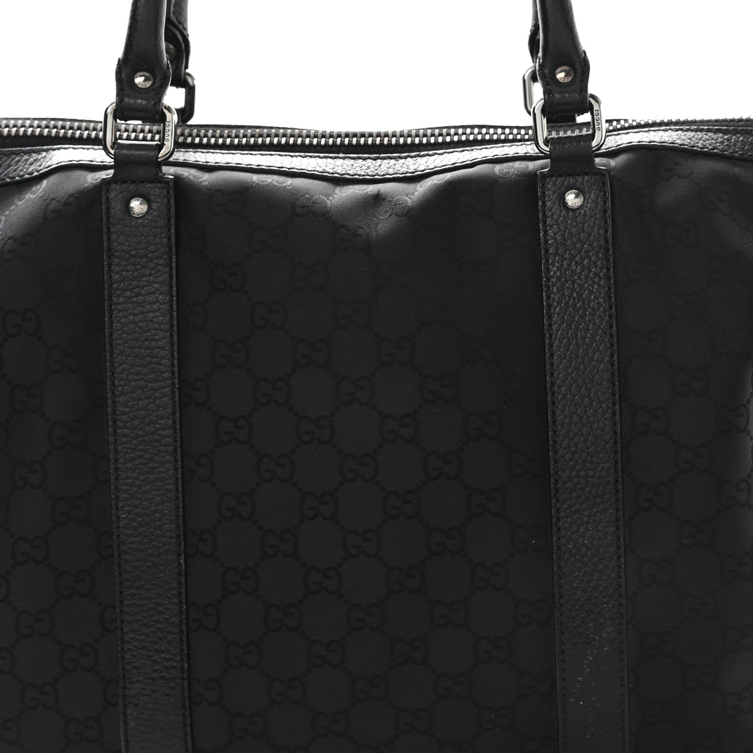 Gucci Monogram Large Business Tote Black 8 of 10