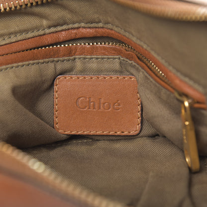 Chloe Calfskin Medium Marcie Satchel Tan 6 of 13