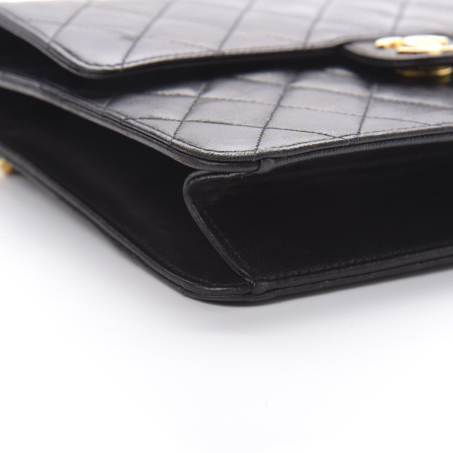 Chanel Lambskin Quilted Small Single Flap Black 10 of 12