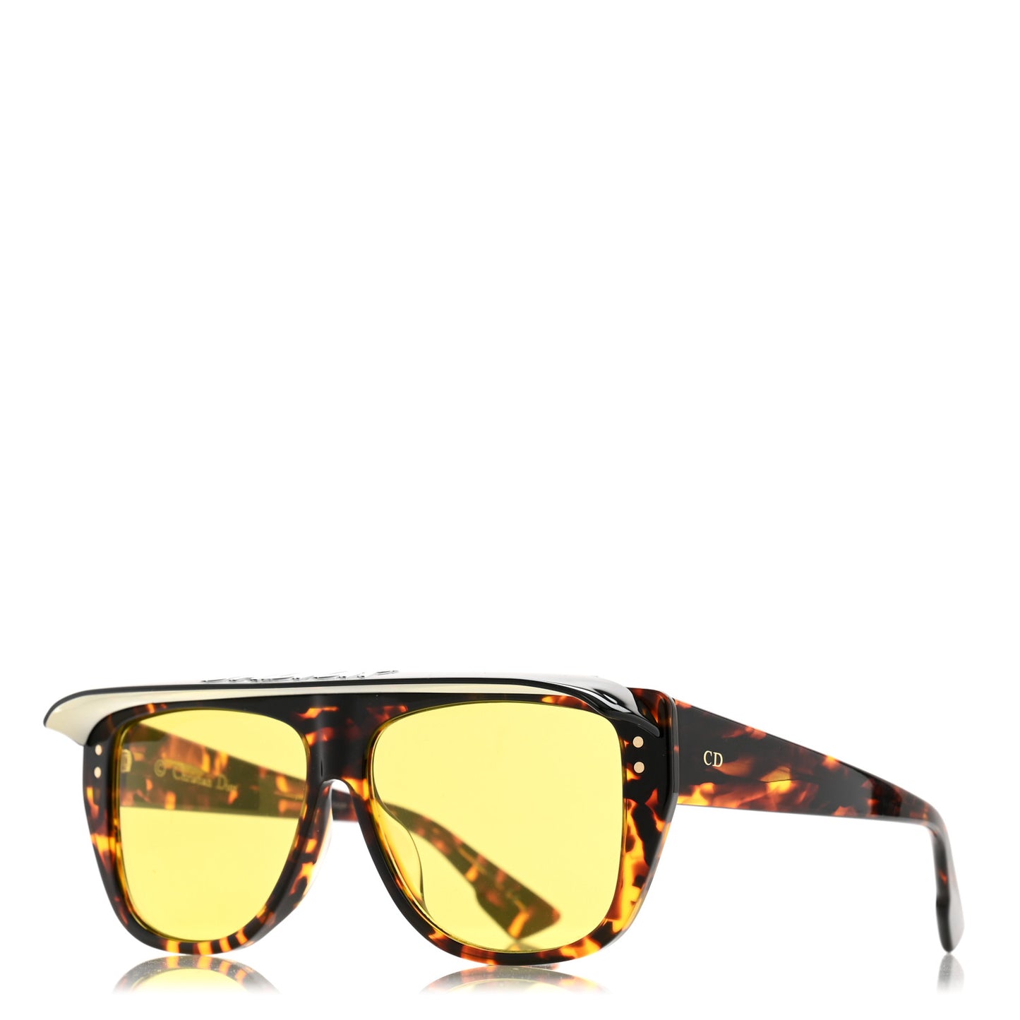 Acetate DiorClub2 Sunglasses Havana