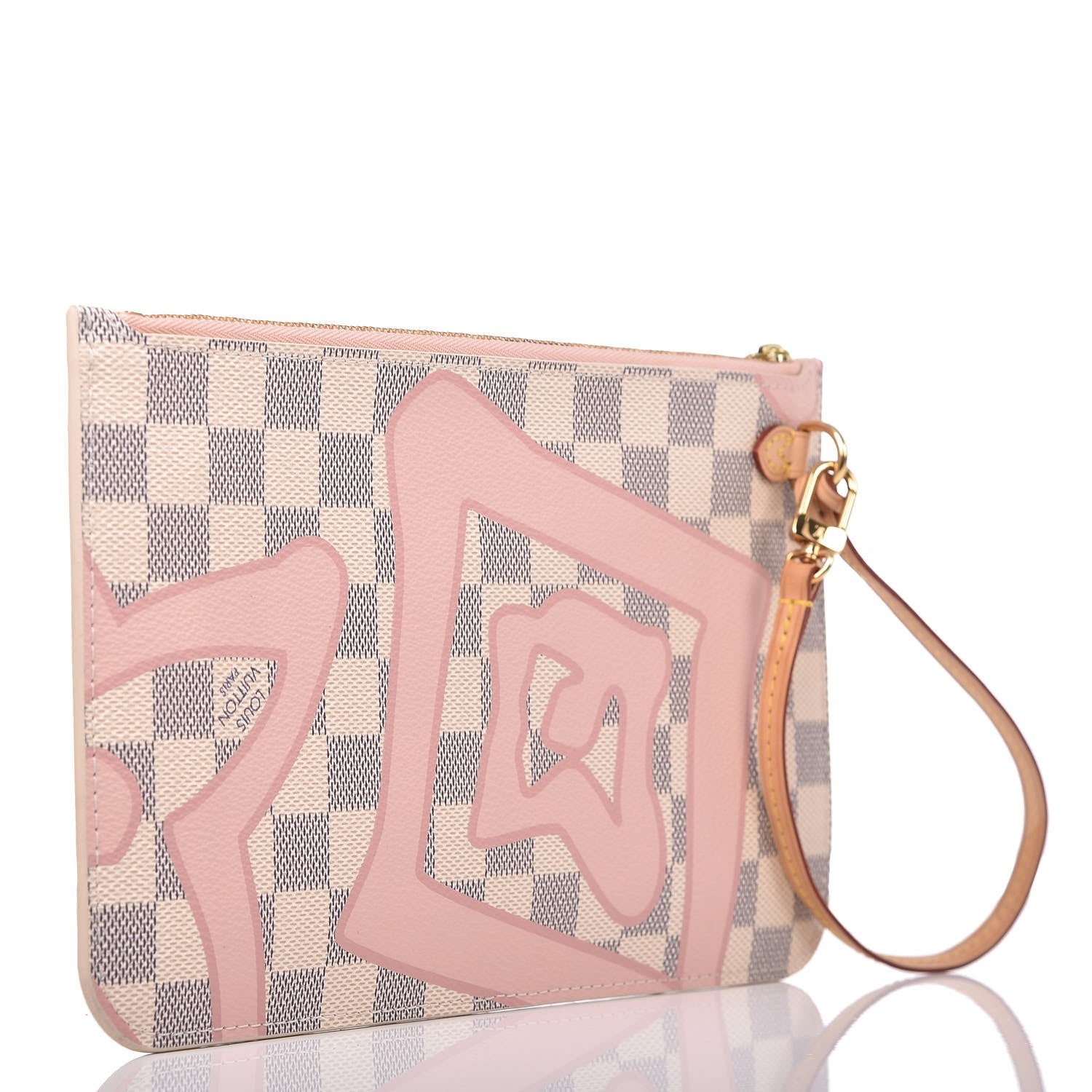 Louis Vuitton Damier Azur Tahitienne Neverfull MM GM Pochette 3 of 9