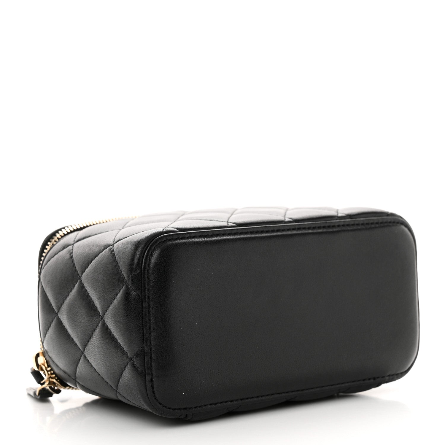 Chanel Caviar Quilted Small Vanity Case With Chain Black 4 of 13