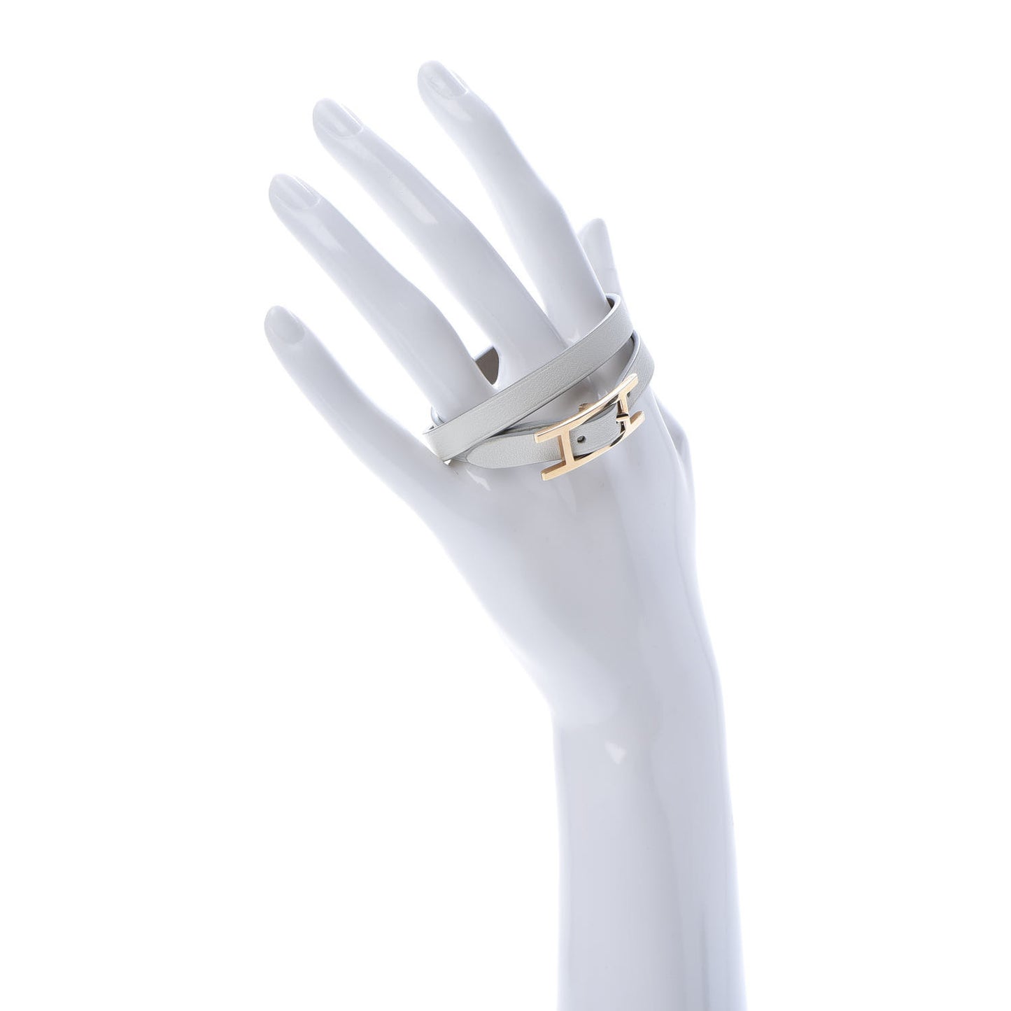 Swift Hapi 3 MM Triple Tour Bracelet T1 White Etoupe