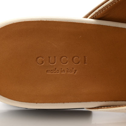 Gucci Malaga Kid Womens Princetown Slippers 37 Mystic White 5 of 10