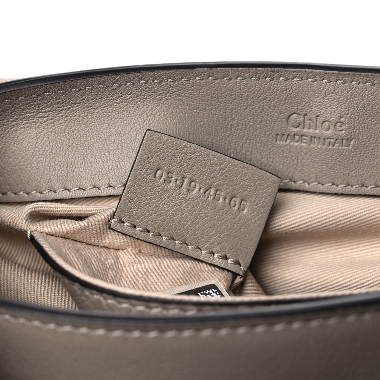 Calfskin Mini Faye Day Shoulder Bag Motty Grey