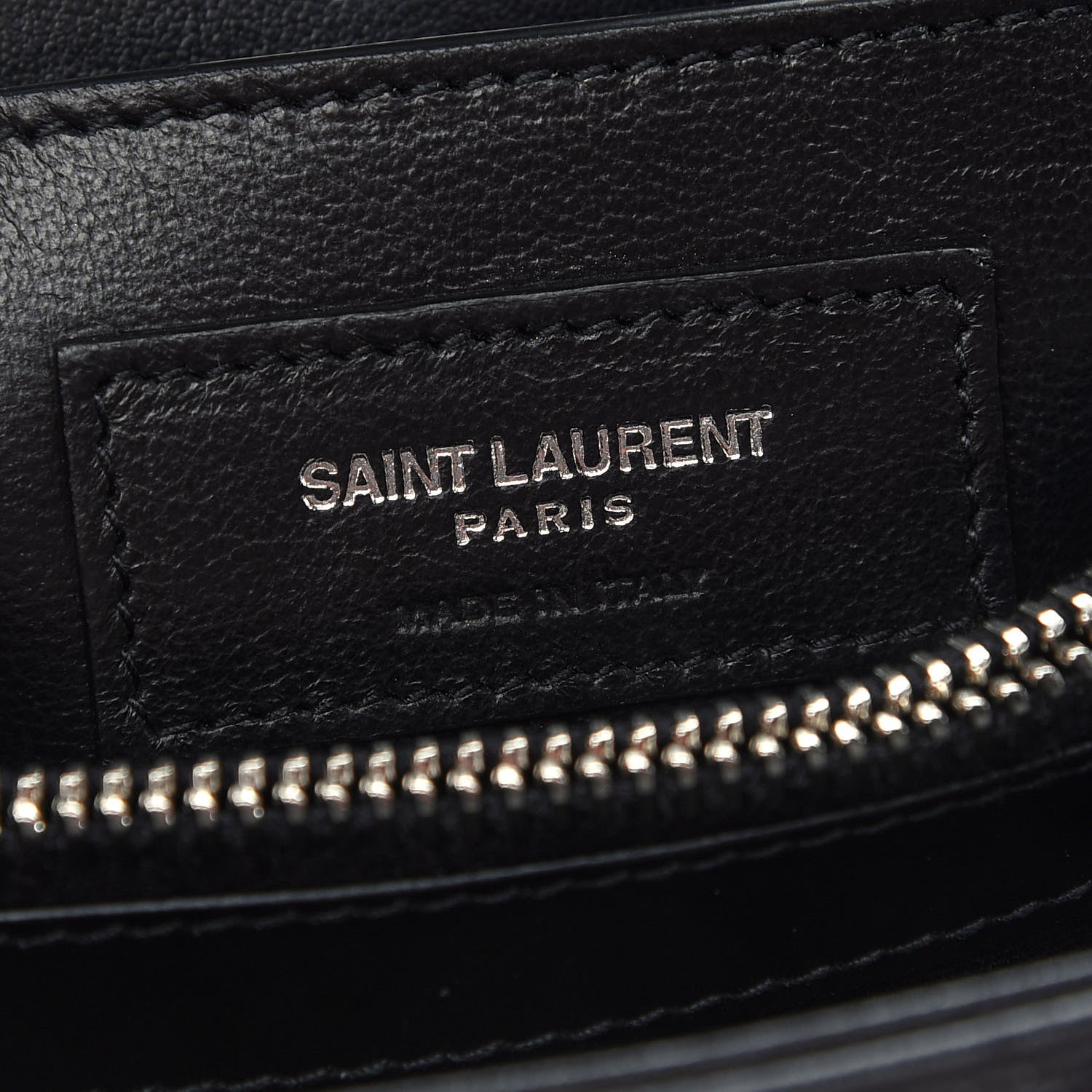 Saint Laurent Calfskin Y Quilted Monogram Small Loulou Chain Satchel Black 6 of 9
