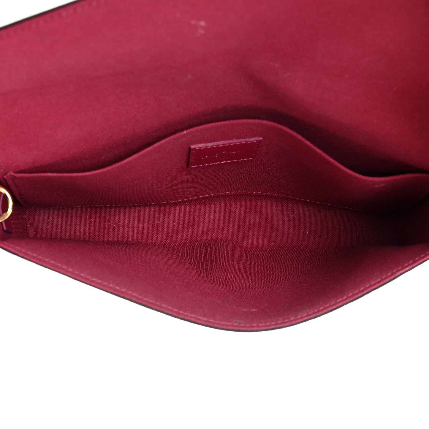 Monogram Pochette Felicie Chain Wallet Fuchsia