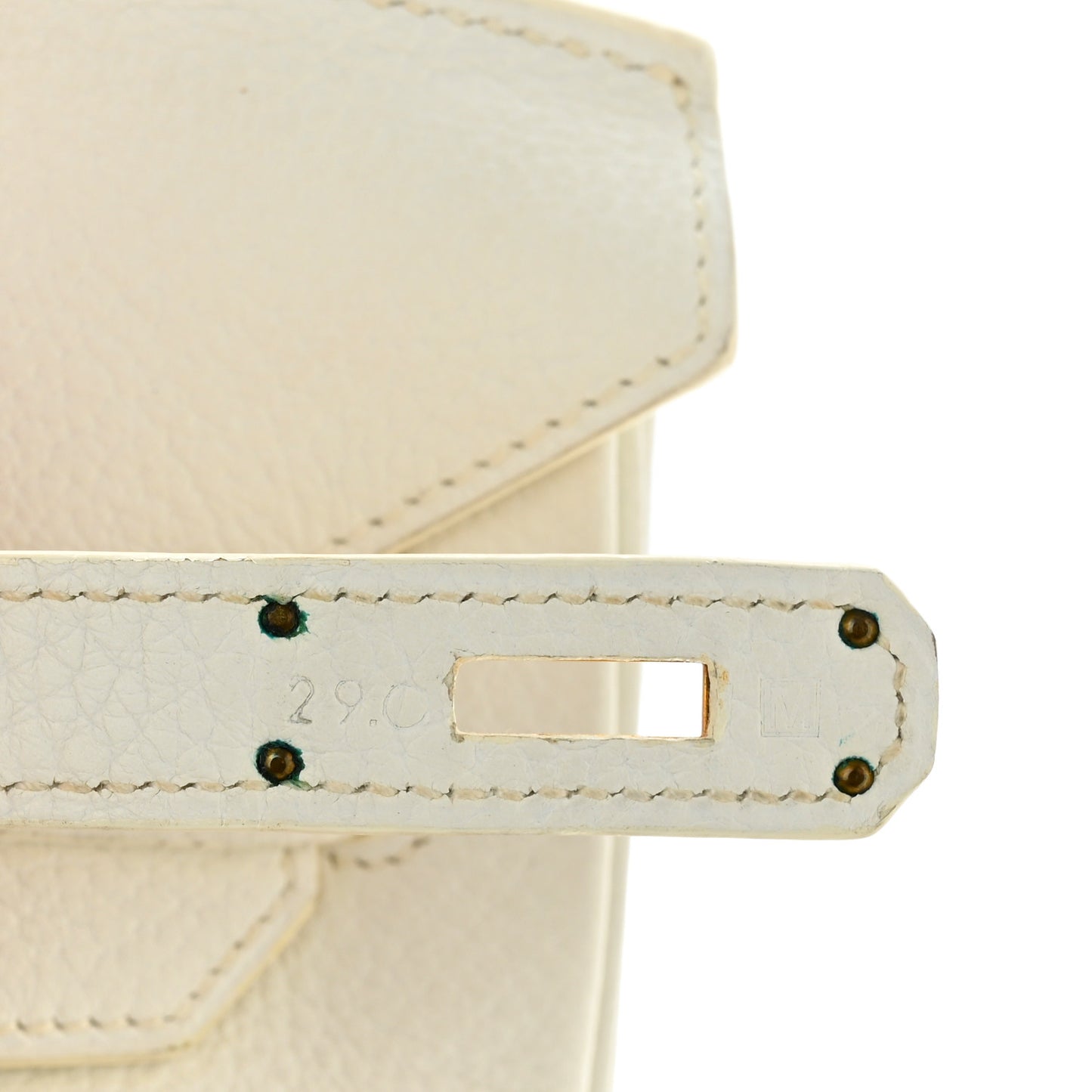 Taurillon Clemence Birkin 35 White