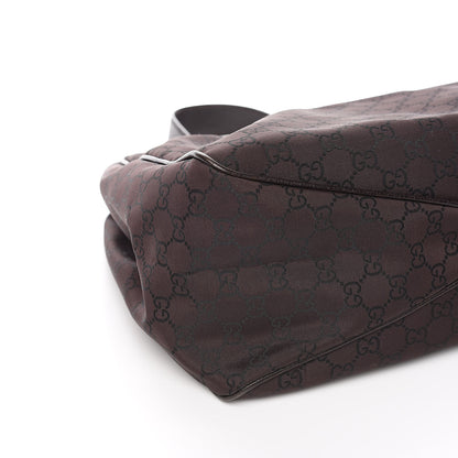 Gucci Nylon Monogram Hobo Brown 8 of 10