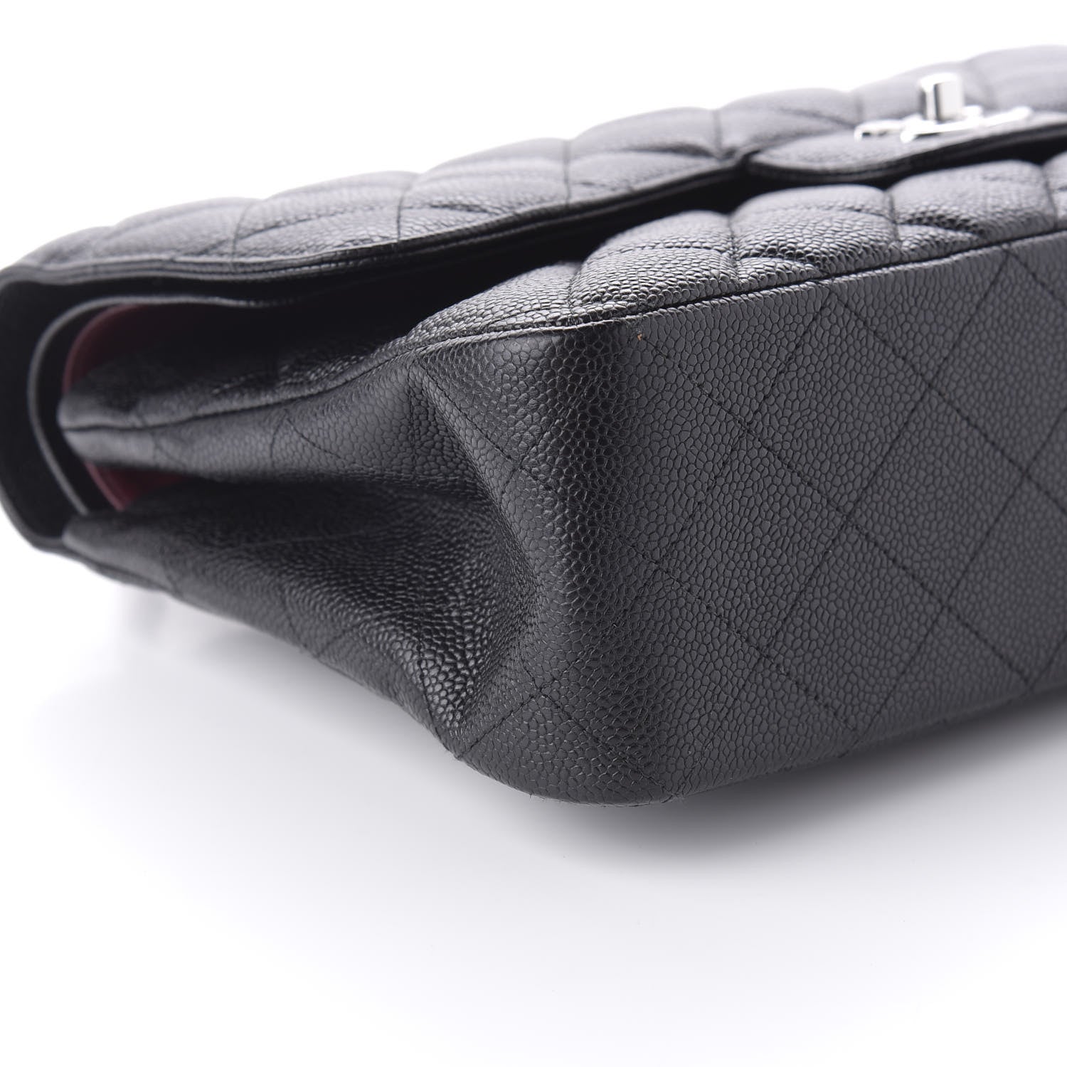 Chanel Caviar Quilted Jumbo Double Flap Black 7 of 11
