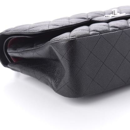 Chanel Caviar Quilted Jumbo Double Flap Black 7 of 11