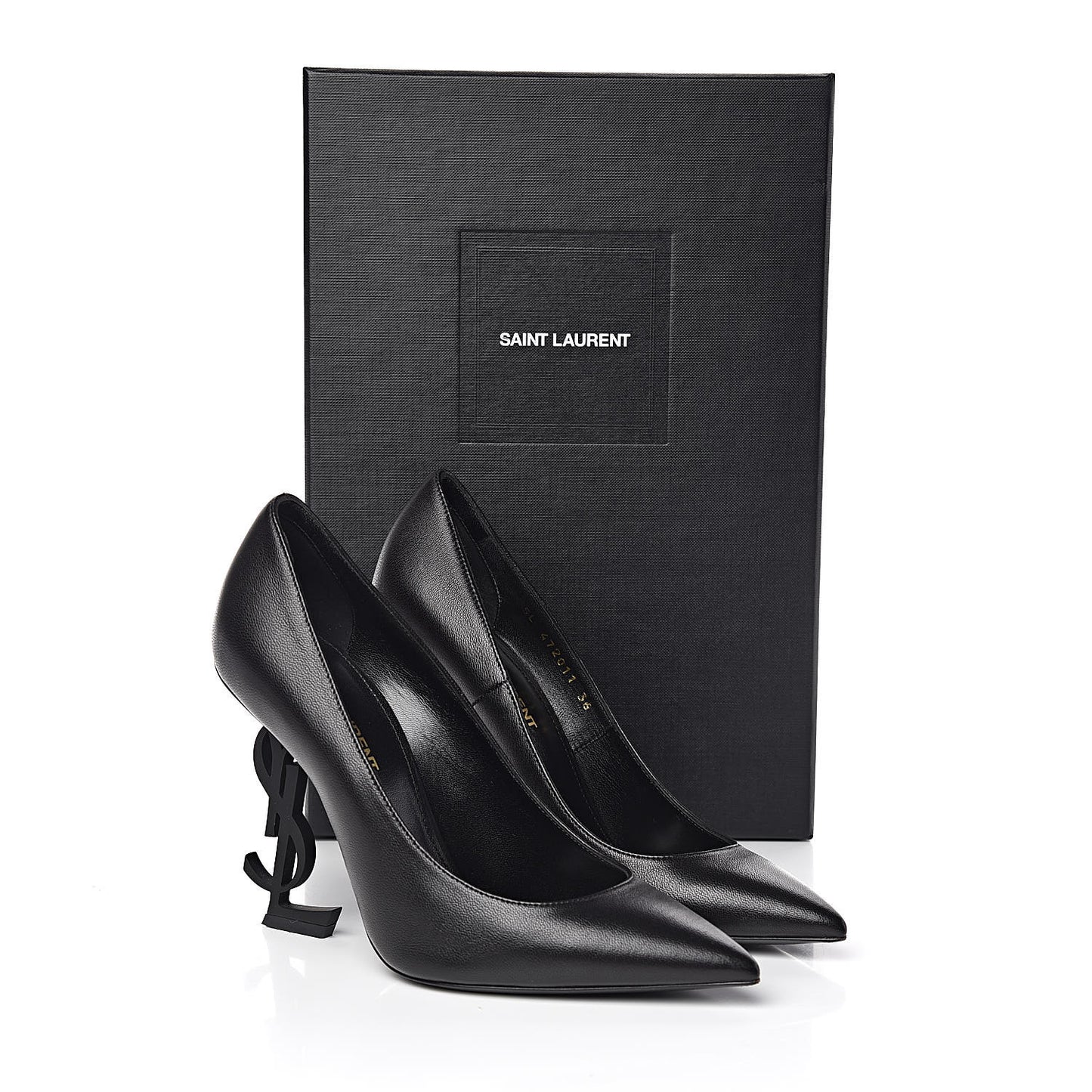 Calfskin Opyum 100 Pumps 36 Black