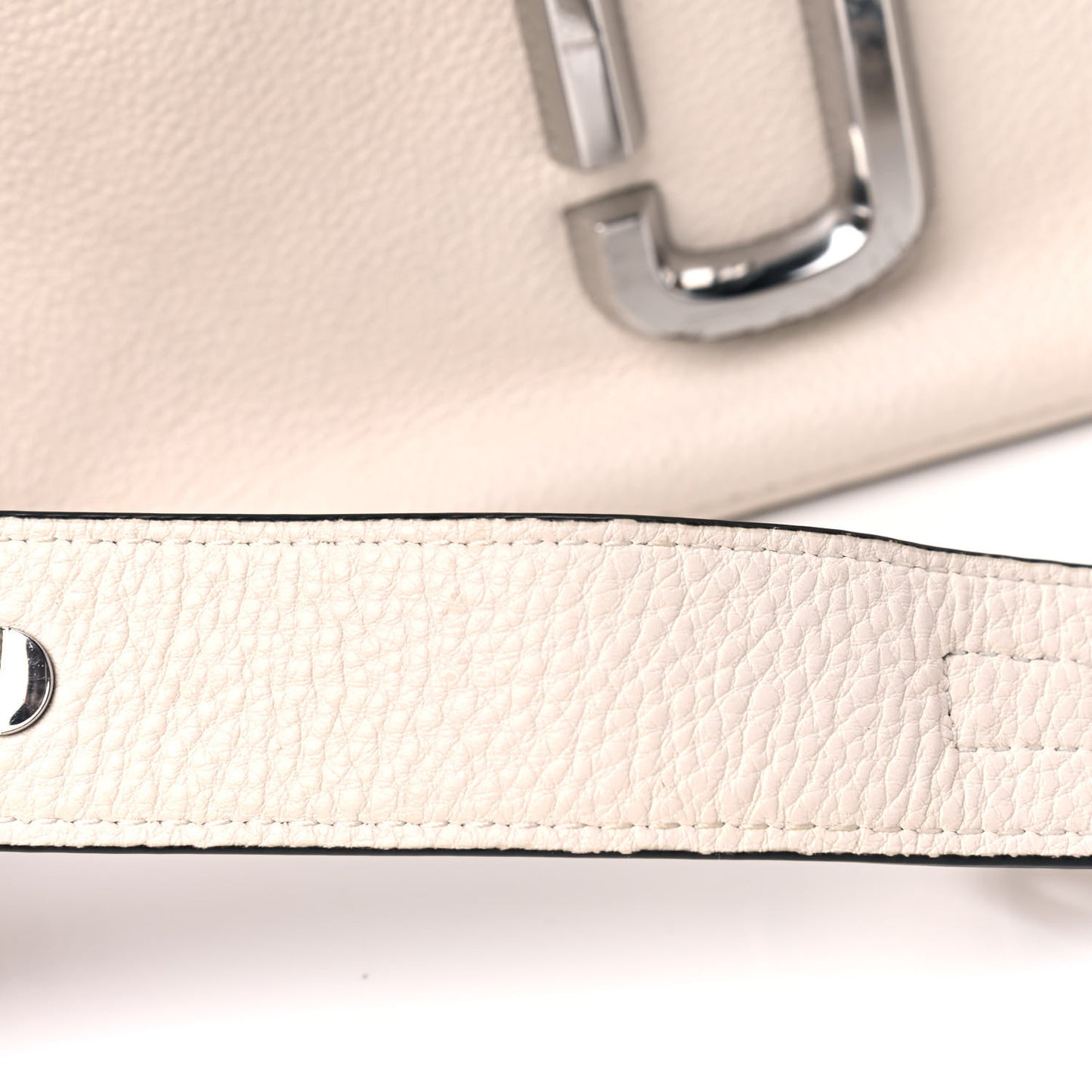Supple Natural Grain Calfskin The Softshot 21 Bag Cream