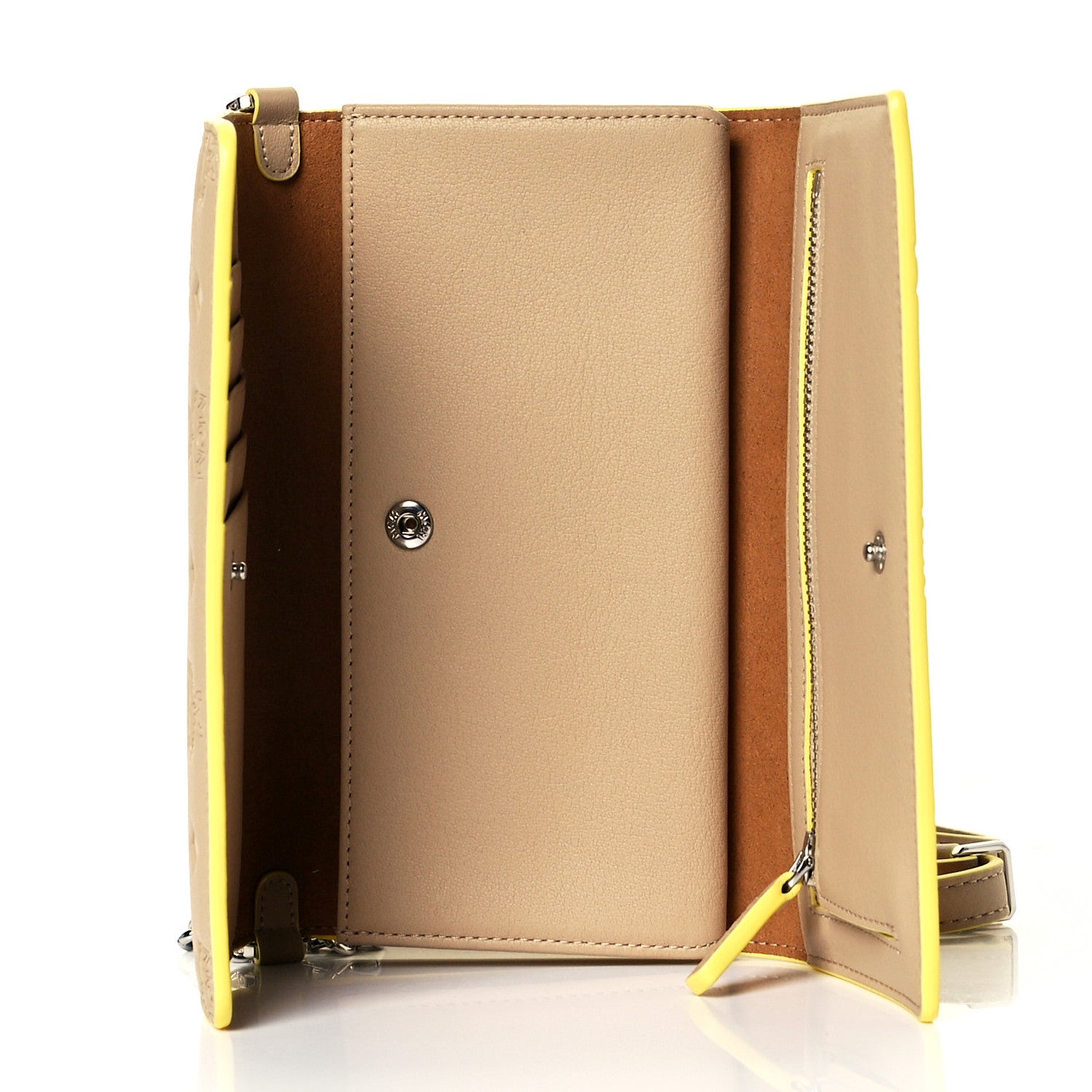 MCM Calfskin Ottomar Wallet On Chain Croissant 7 of 7