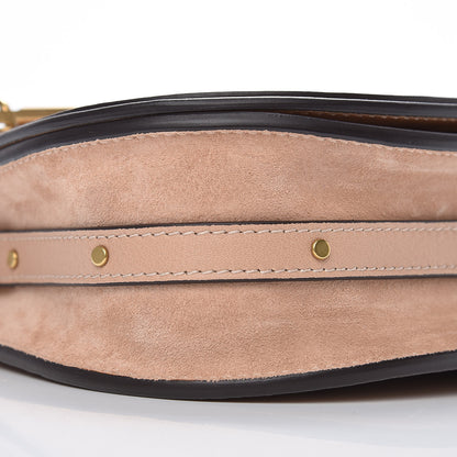 Chloe Calfskin Suede Small Nile Bracelet Bag Biscotti Beige 8 of 9