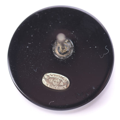 Chanel Resin CC Round Earrings Blue 3 of 4