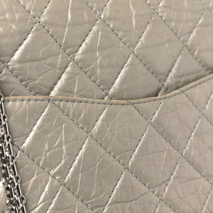 Chanel Metallic Aged Calfskin Quilted 2.55 Reissue 227 Flap Grey 10 of 10