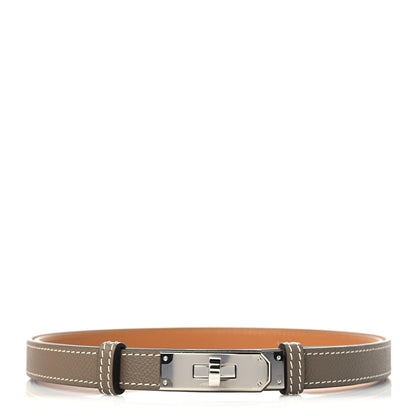 Hermes Epsom Kelly Belt Etoupe 1 of 5