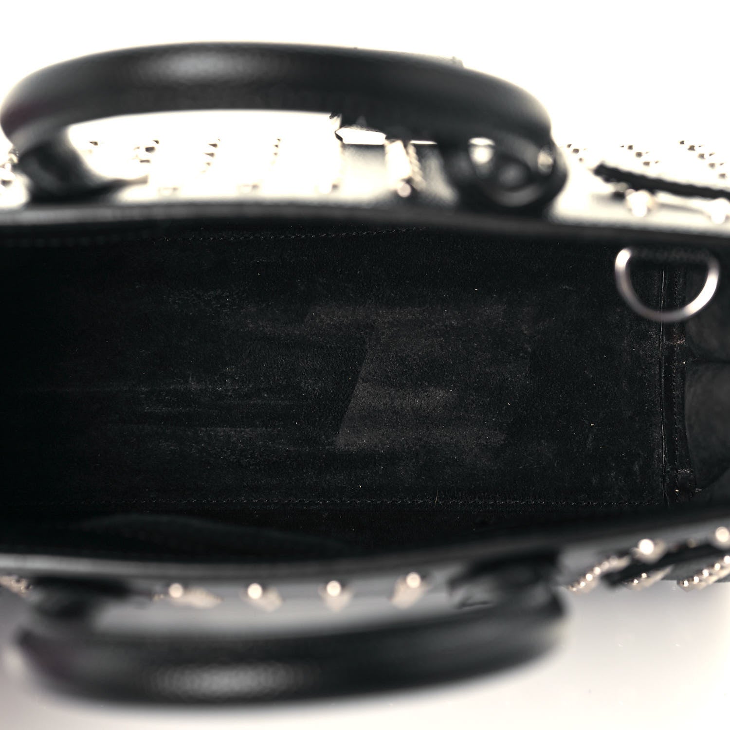 Saint Laurent Grain De Poudre Studded Nano Sac De Jour Black 4 of 10