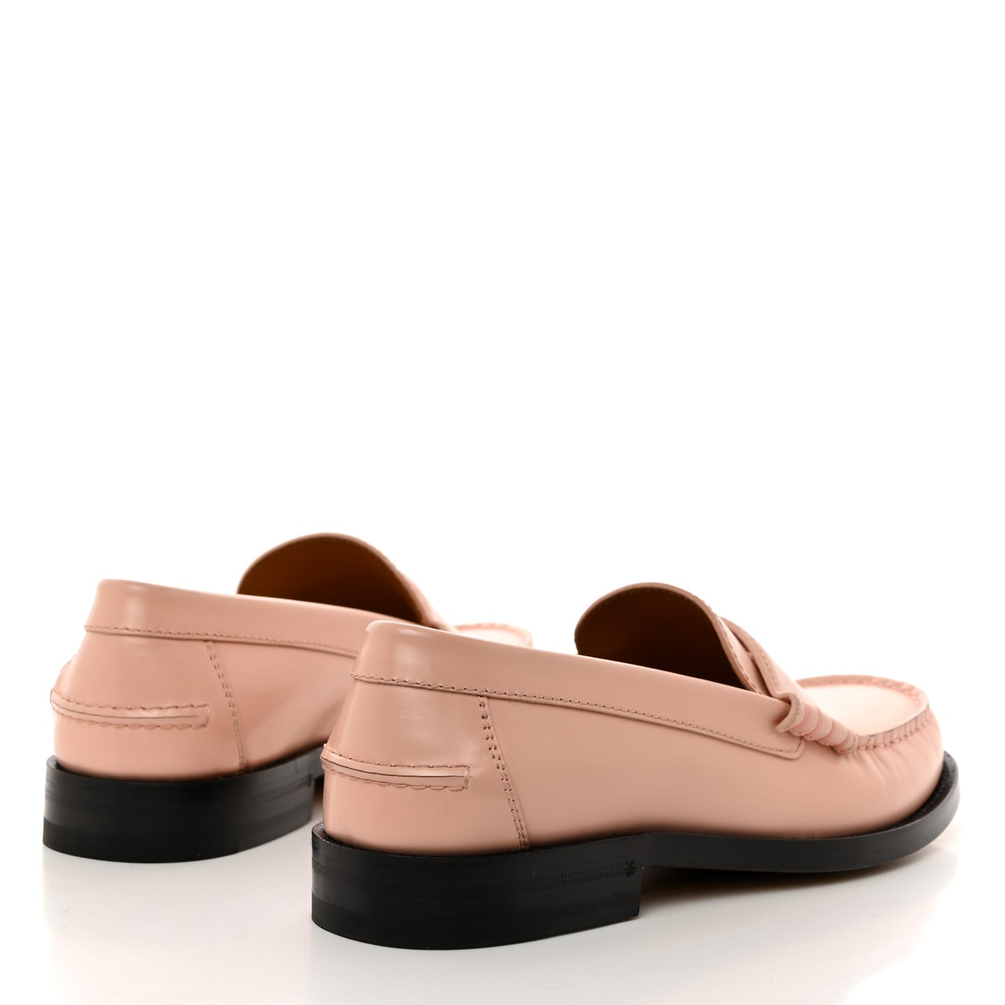 Millennial Ribot Cut Out Interlocking G Loafers 40 Perfect Pink
