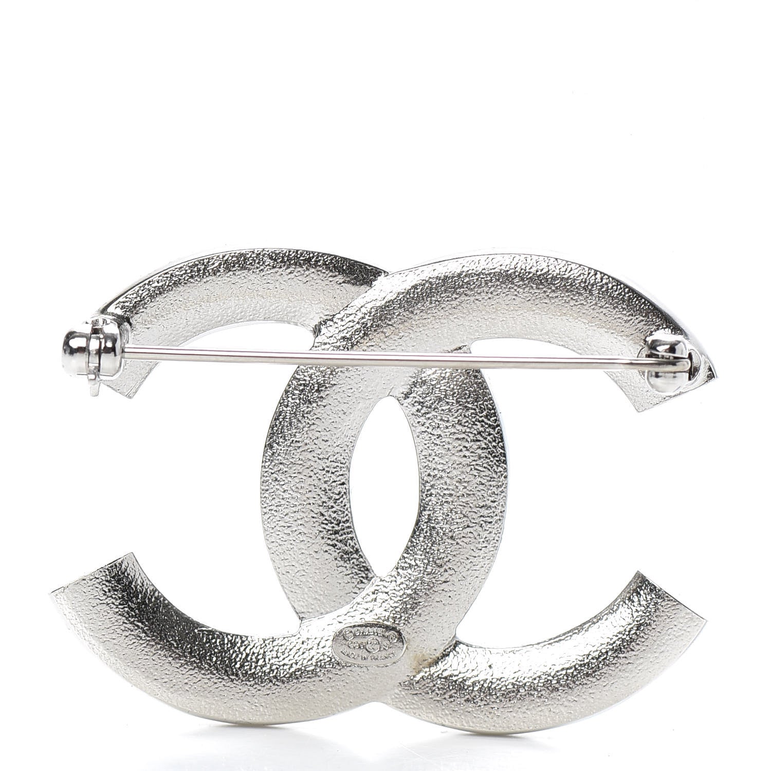 Chanel Crystal Palais Garnier CC Brooch Silver 3 of 5