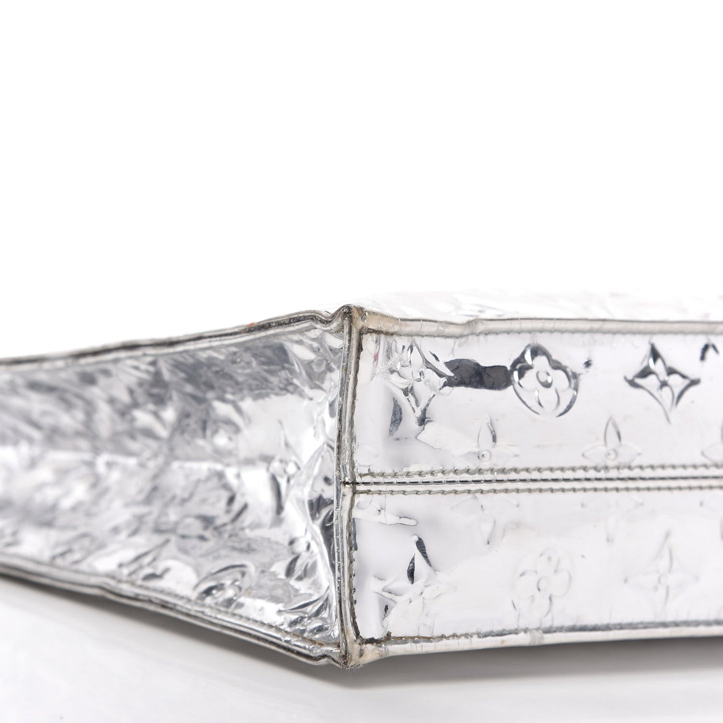 Monogram Miroir Sac Plat Silver
