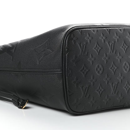 Louis Vuitton Empreinte Monogram Giant Neverfull MM Black 9 of 11