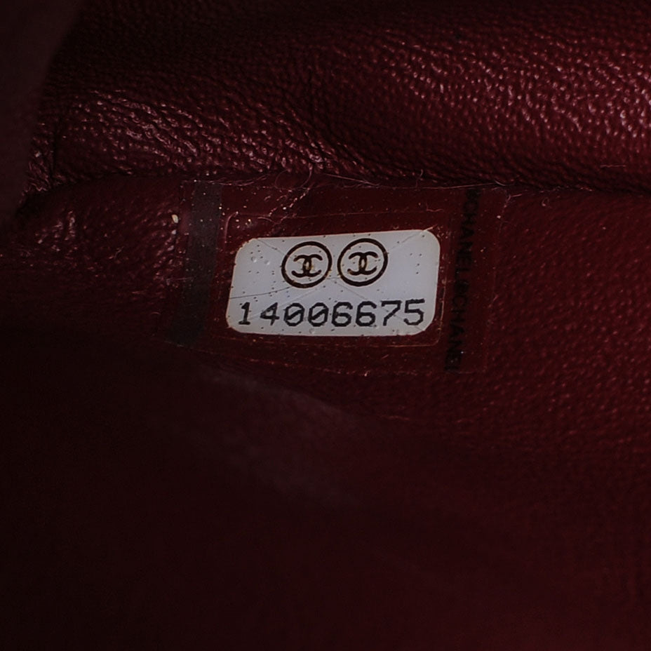 Caviar Maxi Single Flap Red