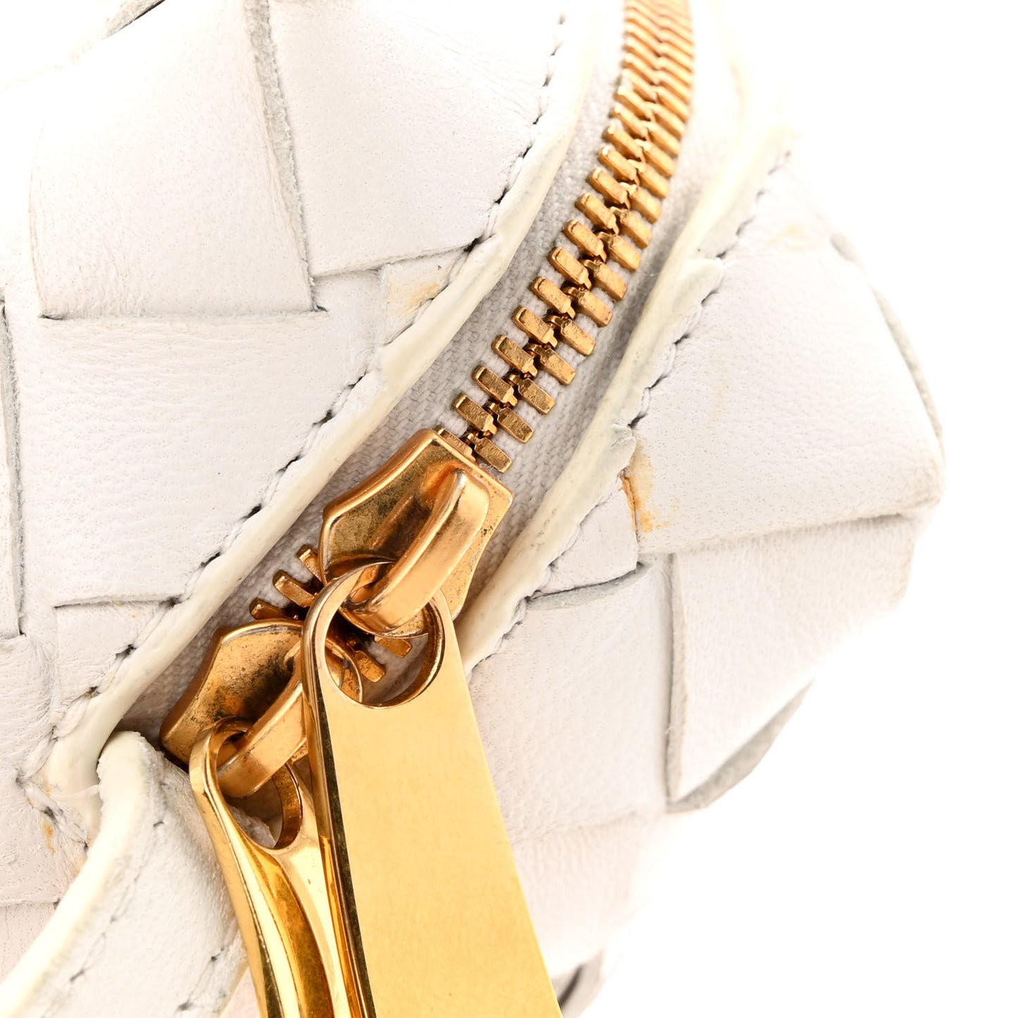 Nappa Intrecciato Crossbody White