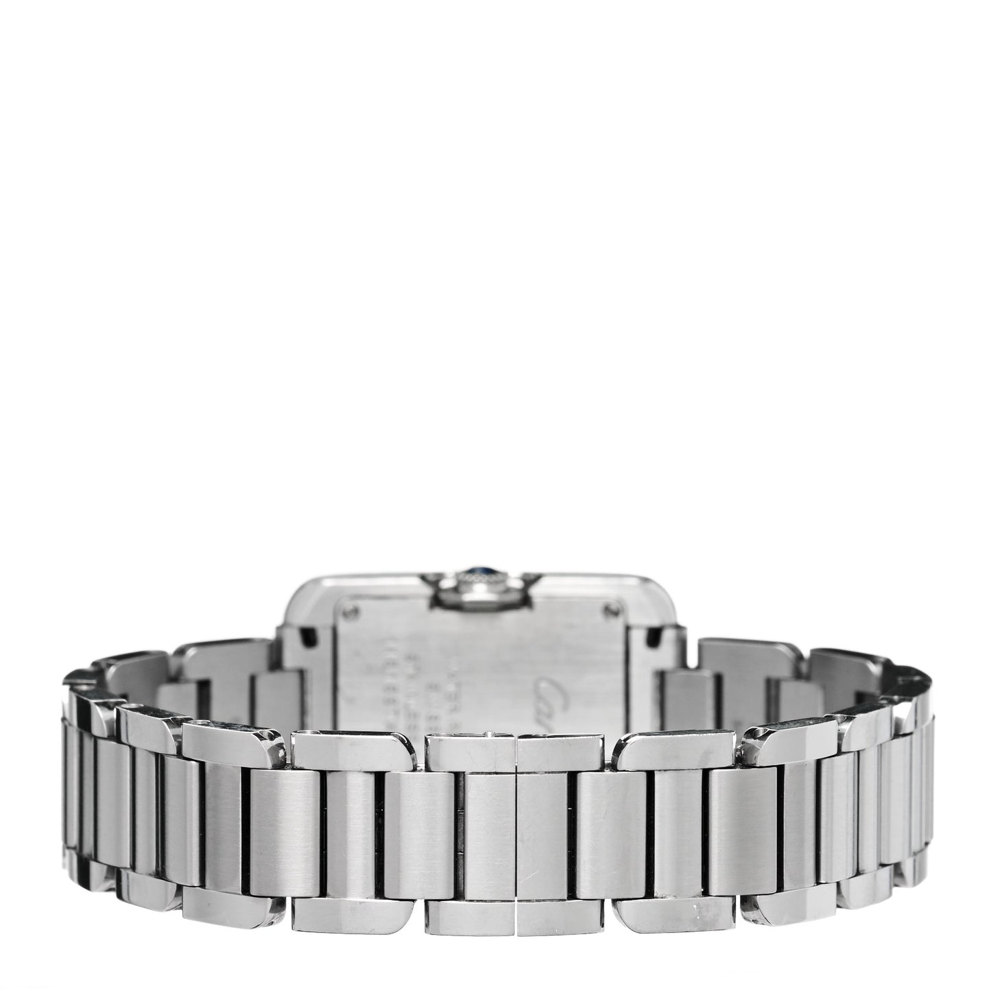 Stainless Steel 23mm Tank Anglaise Quartz Watch
