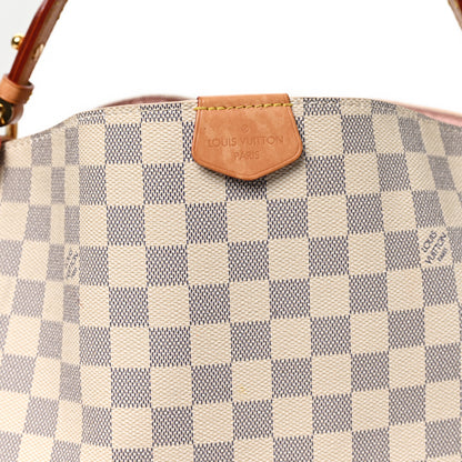 Louis Vuitton Damier Azur Graceful PM Rose Ballerine 7 of 10
