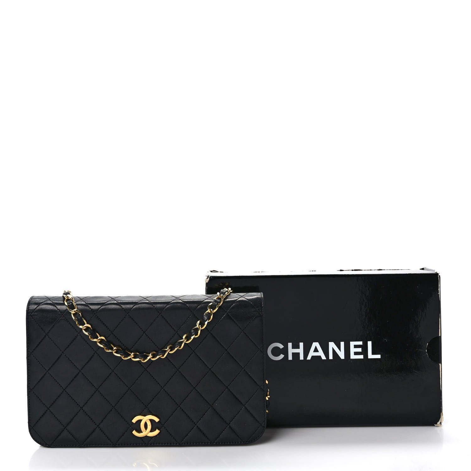 Chanel Lambskin Quilted Small Single Flap Black 11 of 11