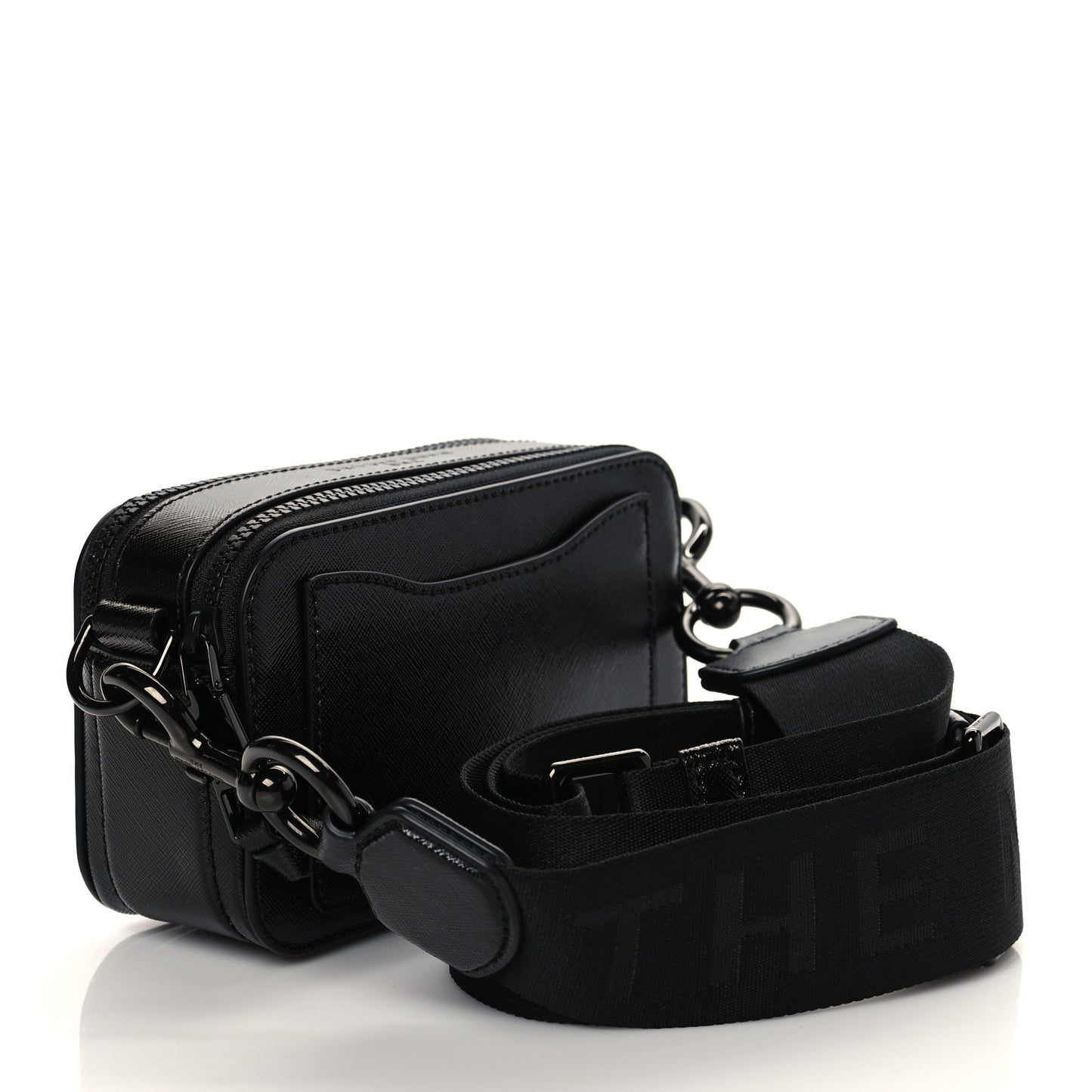 Saffiano Snapshot Camera Bag Black
