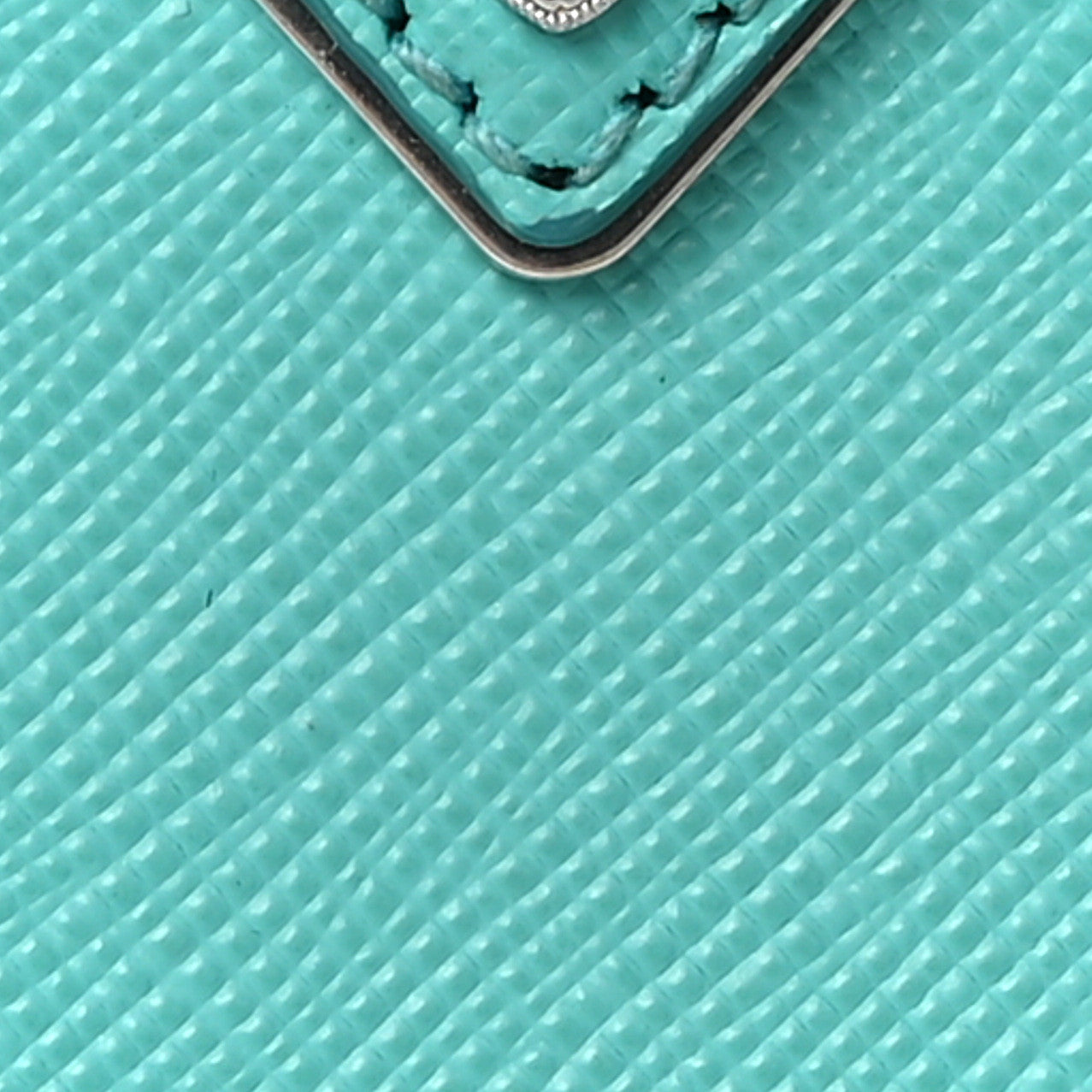 Saffiano Lux Galleria Small Double Zip Tote Turchese