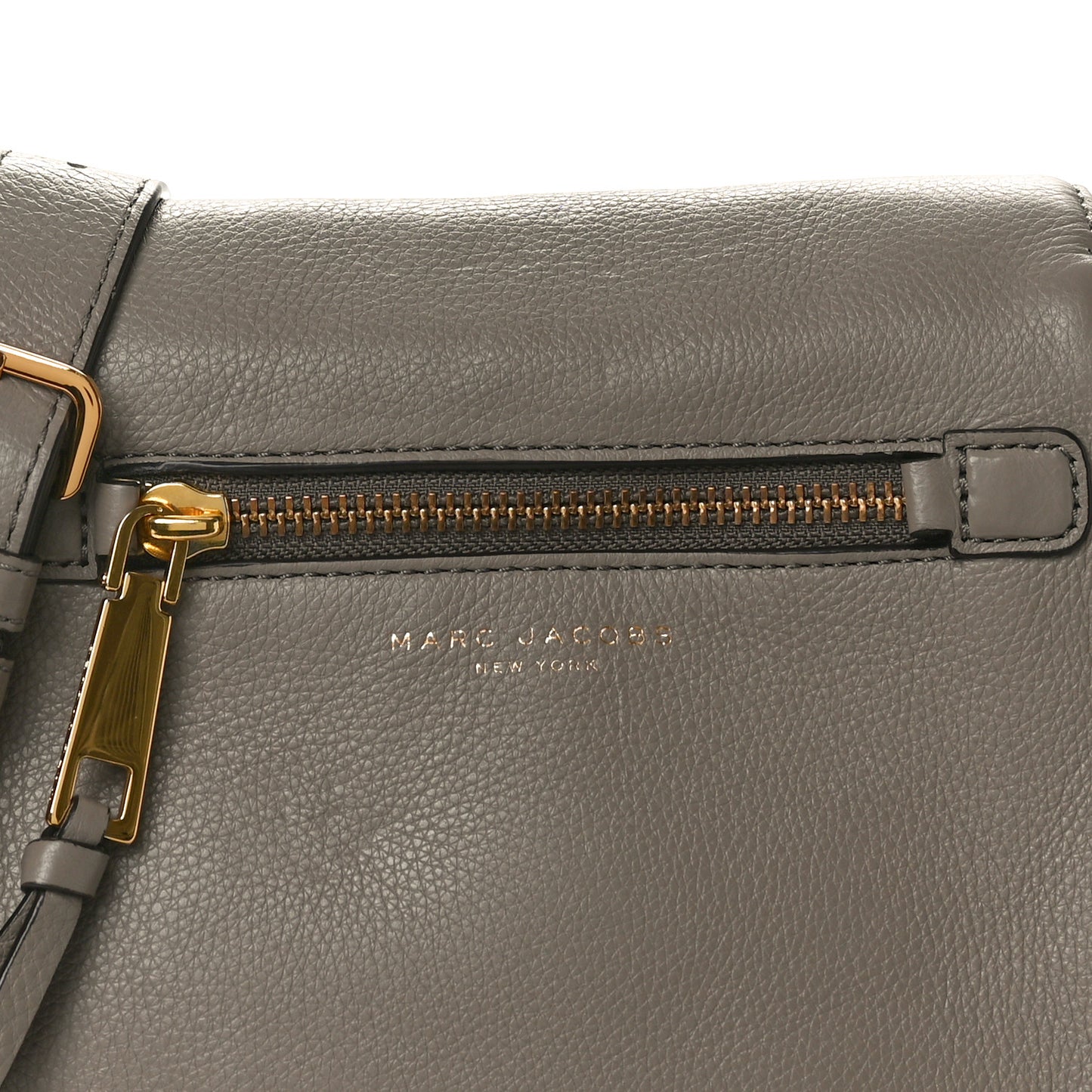 Pebbled Calfskin Recruit Nomad Crossbody Mink