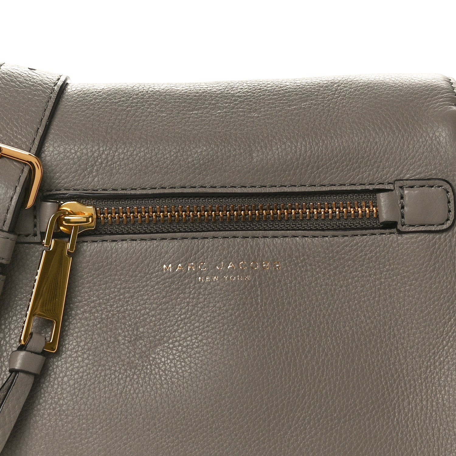 Marc Jacobs Pebbled Calfskin Recruit Nomad Crossbody Mink 8 of 10